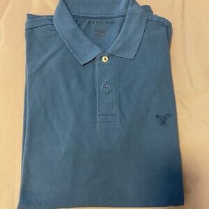 American Eagle Classic Blue Polo